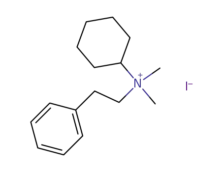 cyclohexyl-dimethyl-phenethyl-ammonium; iodide