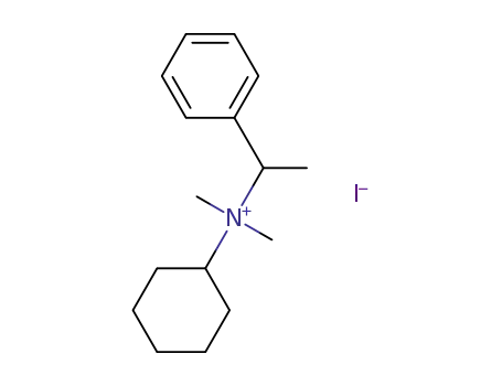cyclohexyl-dimethyl-(1-phenyl-ethyl)-ammonium; iodide